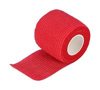 5 Colors Sport Tape,Self Adhesive Tape, Self Grip Roll Elastic Bandage Handle Grip Tube Strong Sports Tape for Wrist Ankle Sprains Swelling Self-Adhesive Bandage Rolls(Red)