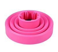 5 Colors Universal Portable Foldable Folding Hairdryer Hair Blower Diffuser Cover Styling Hairdressing Tool - Salon Grade Tool(Pink)
