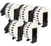 5 Compatible Rolls DK22214 DK-22214 12mm x 30.48m Continuous Address Labels for P-Touch QL-500 QL-550 QL-560 QL-570 QL-700 QL-720NW QL-800 QL-810W QL-820NWB QL-1050 QL-1060N QL-1100 QL-1110NWB
