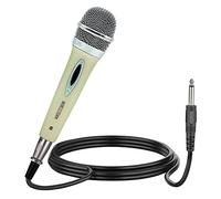 5 CORE Premium Vocal Dynamic Cardioid Handheld Microphone Unidirectional Mic with 12ft Detachable XLR Cable to inch Audio Jack and On/Off Switch for Karaoke Singing (White) PM 286 WH