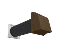 5" Core Vent Cavity Ventilator Anti Draught Brown Cowl For Gas Appliances