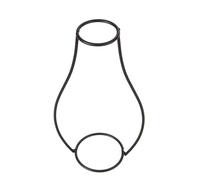 (#5) Creative Metal Wire Vase Black Flower Rack Abstract Geometric Frame Home Decor