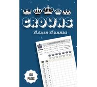 5 Crowns score sheets size 6x9: five crowns double sided score sheets size 6x9