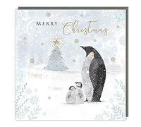 5 Cute Penguin Family Merry Christmas Cards - Rainbow Trust Charity Cards