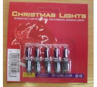 5 Dark Blue Push in Fairy Bulbs 5v 0.7w 0.14a (S48)
