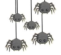 5 décorations à suspendre araignées Sweety Halloween