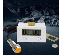 5-Digit Electronic Counter Module BEM- for Industrial PLC Control Systems, 0-99999 Count Range, Magnetic Induction Proximity Switch, Battery Powe
