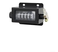 5-Digit Manual Hand Tally Counter - Mechanical Pull-Type Counter with Resettable Rotating Handle, 0-99999 Range, for Industrial Press & Prin