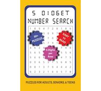 5 Digit Number Search Puzzle Book: Word Searches with Easy to Read Print Featuring 5 Digit Numbers for Memory Boosting, Brain Training, and Focus | ... Gift for Vacations, Holidays, and Free Times