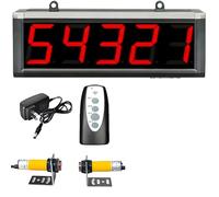 5 Digital LED Tally Counter, Dual Sensor, Auto Induction, 99999 Count, 5m Range, Power Off Memory, High Precision for Lines, Visitors, Workshops