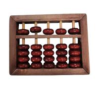 5 Digits Abacus Chinese Calculator Old Chinese Abacus Wood Children Math Calculation Tool for Math Teaching