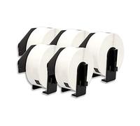 5×DOREE Comaptible DK11201 DK-11201 Standard Address Labels (400 Labels), 29x 90mm, for Brother P-Touch QL-1110NWB QL-1100 QL-1060N QL-500 QL-570 QL-580 QL-700 QL-710W QL-800 QL-810W QL-820NWB
