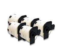5×DOREE DK-11209 29mm x 62mm Small Address Labels Compatible for Brother P-Touch QL-500 QL-500BW QL-570 QL-580 QL-700 QL-710W QL-800 QL-810W QL-820NWB QL-1110NWB QL-1100 QL-1060N QL-1050