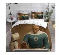(#5, Double 200cm ×200cm) Fantastic Four 3D Duvet Cover Pillowcase Single Double King Bedding Present#@