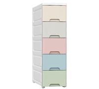 5-Drawer Bathroom- Plastic Storage Rack for Kitchen & Closet Space-Saving DrawerEfficient Homefor Easy Access & Clutter-Free Living