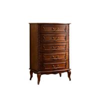 5 Drawer Chest - Wooden Dresser with Metal Handles - Bedroom Storage nizer - Stylish Closet Cabinet for Hallway and Entryway - Functional Furniture for Home Décor