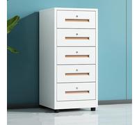 5 Drawer Metal File Cabinet with Key Locking, Secure Storage for Home Office Organization