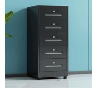 5 Drawer Metal File Cabinet with Key Locking, Secure Storage for Home Office Organization