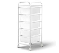 5-Drawer Rolling Storage Cart,Shelf,moveable tollery,for Kitchen,Living Room,Bedroom,Easy Movement,Large Capacity 5floor