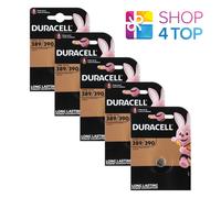 5 DURACELL 389 390 BATTERIES SILVER SR1130W 1.55V WATCH BATTERY EXP 2027 NEW