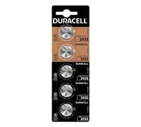 5 Duracell Cr2032 Lithium Batteries 3V Button Cells Dl2032 Expiry 2033 5Bl