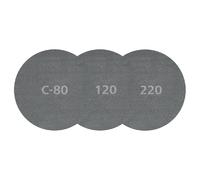 5 Easy-Fix Sanding Pads for Plasterboard, Ø 225 mm, grain 80 I 5617000