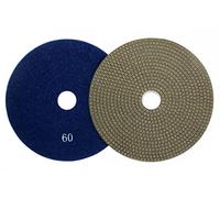 5" Electroplated Diamond Polishing Pads 60 Grit - Wet Dry Sanding Tile Stone Marble Granite Concrete Ceramics Glass