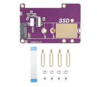 5 Expansion Board Professional PCIE to M.2 NVME SSD Adapter Gen3 Mode Support for PC Computer Laptop Storage Expansion DIY Installation Black PCB Board