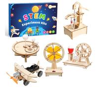 5 Experiments for Kids Age 8+ Wooden Science Experiment STEM Learning Kit