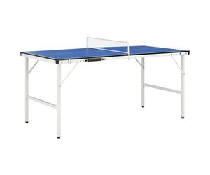 5 Feet Ping Pong Table with Net 152x76x66 cm Blue vidaXL