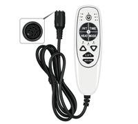 5 Female Pin 9 Button Recliner Remote Control for Heat Vibration & Up/Down, 3 Vibration Mode ＆ 3 Time Option, with 1 USB Charging Port, Circuit Board Inside Code DN-34A for Massage Chair