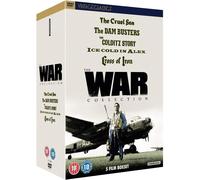 5 Film War Movie Collection DVD New UK Cruel Sea Dambusters Cross of Iron Ice Co