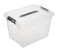 5 five simply smart 18L Solutions Clear Plastic Box