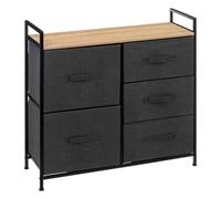 5 five simply smart 5 Drawer Storage Unit Charcoal Grey