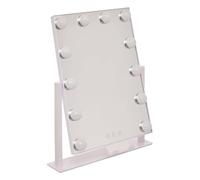 5 five simply smart 5Five Illuminated Mirror 35 x 7 x 43 cm White - Decorative Mirror, Bathroom or Bedroom Accessory, Elegant Design