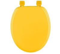 5 five simply smart FIVE-138005K Five Wooden Toilet Seat 18 Inches Yellow, cm