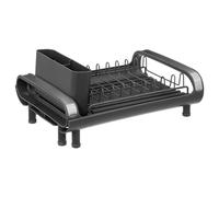 5 five simply smart Five Compact Expandable Dish Drainer Metal Polypropylene Grey, cm