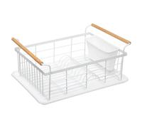 5 five simply smart Modern Color Metal Drying Rack with Tray, White