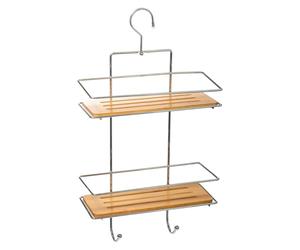 5 five simply smart Venterra Bamboo 2-Tier Shower Curtain