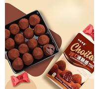 【5 flavors chocolate】Matcha Milk flavored Hazelnut chocolate,Soft candy,dim sum,dessert,snack food,wedding candy,Valentine's Day gift,Delicious snack gift (Chocolate taste,14pcs)