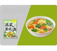 5 Flavors Freeze dried Instant Vegetable Soup (5/10/20bags) Healthy Breakfast,Side Dishes,Okra Tomato Fresh Mushroom Soup,Convenient Meal Replacement Food (Vegetable carrot flavor,5bags)