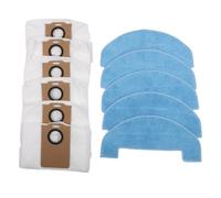 5 for Mop Pads 6 Dust Bags For Ultenic for t20 Pro Vacuum 5 for