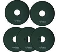 5 Fruit Leather Silicone Dehydrator Sheets EDGES Fits Cosori CFD-N051-W Fits Elite Gourmet EFD319 Round NON-Toxic Lip EFD319 Mold Batter Liquids Fruit Roll Up Leather Circle ReUsable