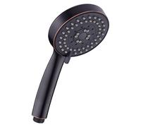5 Function Handheld Shower Head - High Pressure Bath Spa Fixture, 4" Oil Rubbed Bronze Finish