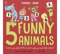 5 Funny Animals: a counting and number bonds picture book (Paperback) - Adam Guillain Book