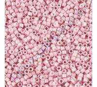 5 g Miyuki DELICA Seed Beads Rocailles, Size 11/0, Opaque Antique Rose Luster (# DB0210), Japan, Glass