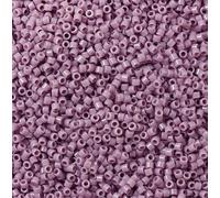 5 g Miyuki DELICA Seed Beads Rocailles, Size 11/0, Opaque Lilac (# DB0728), Japan, Glass