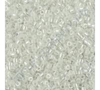 5 g Miyuki DELICA Seed Beads Rocailles, Size 11/0, Opaque White (# DB0200), Japan, Glass