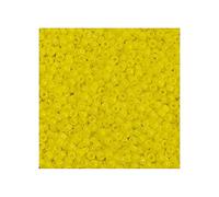 5 g TOHO Round Seed Beads Rocailles, Size 15/0, Opaque Dandelion (# 42), Japan, Glass