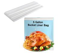 5 Gallon Bucket Liner Bags Brine Bucket Bags for Marinating and Brining Turkey and Poultry Brine Bags Food Grade, BPA Free Safe for Food Storage-16 Bags